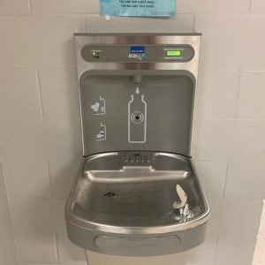 New bottle filling stations at the H.S. and middle school
