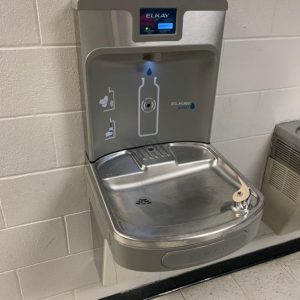 New bottle filling stations at the H.S. and middle school