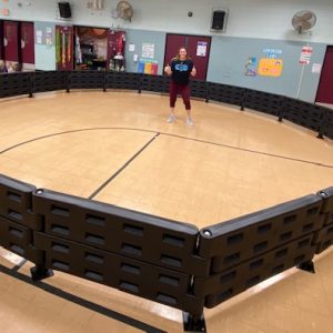 New Gaga Ball pit at the Elementary School