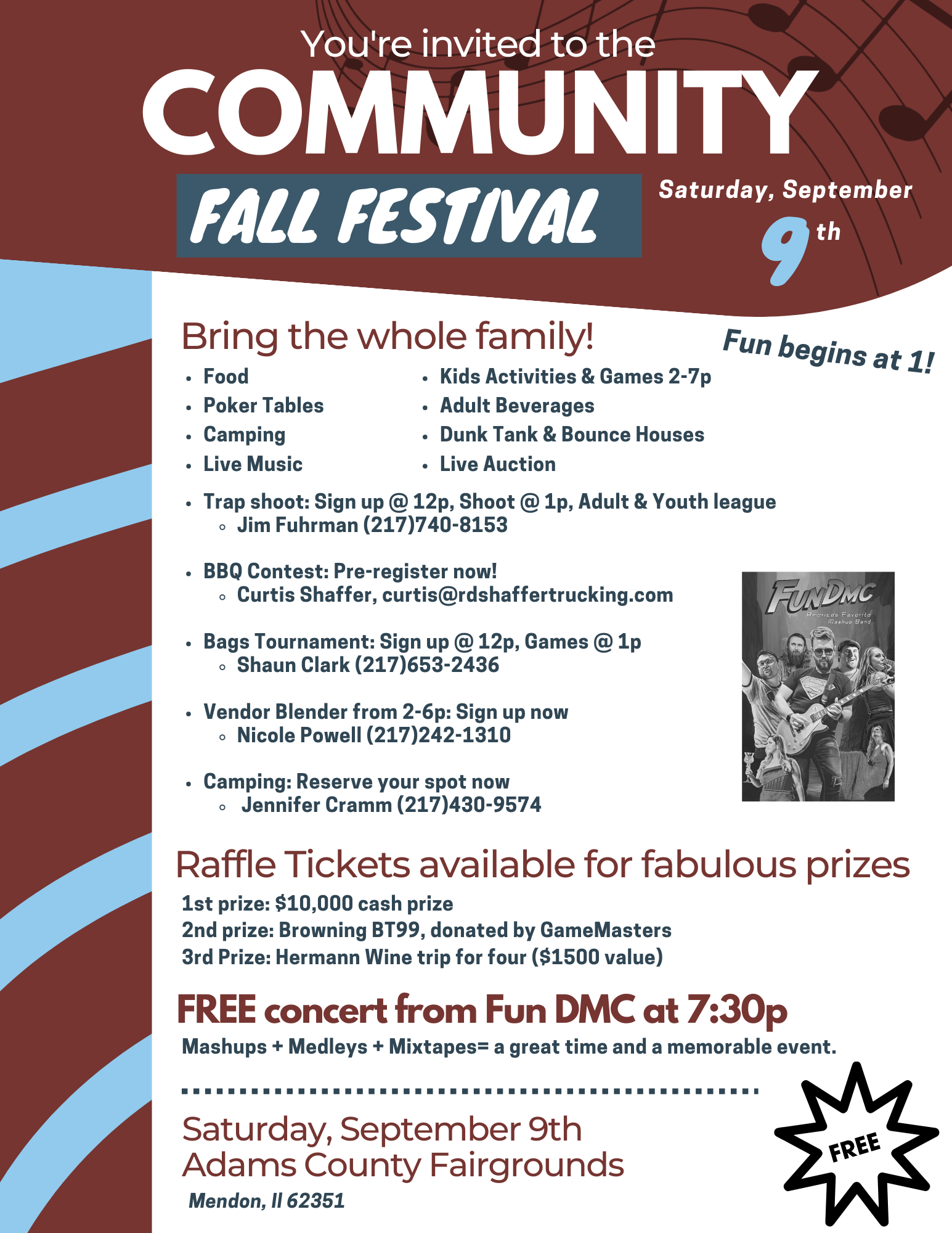 Community Fall Festival Flyer 2023